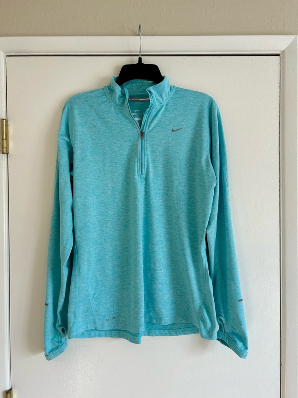 Nike Dri-FIT Teal Heather Running Tee